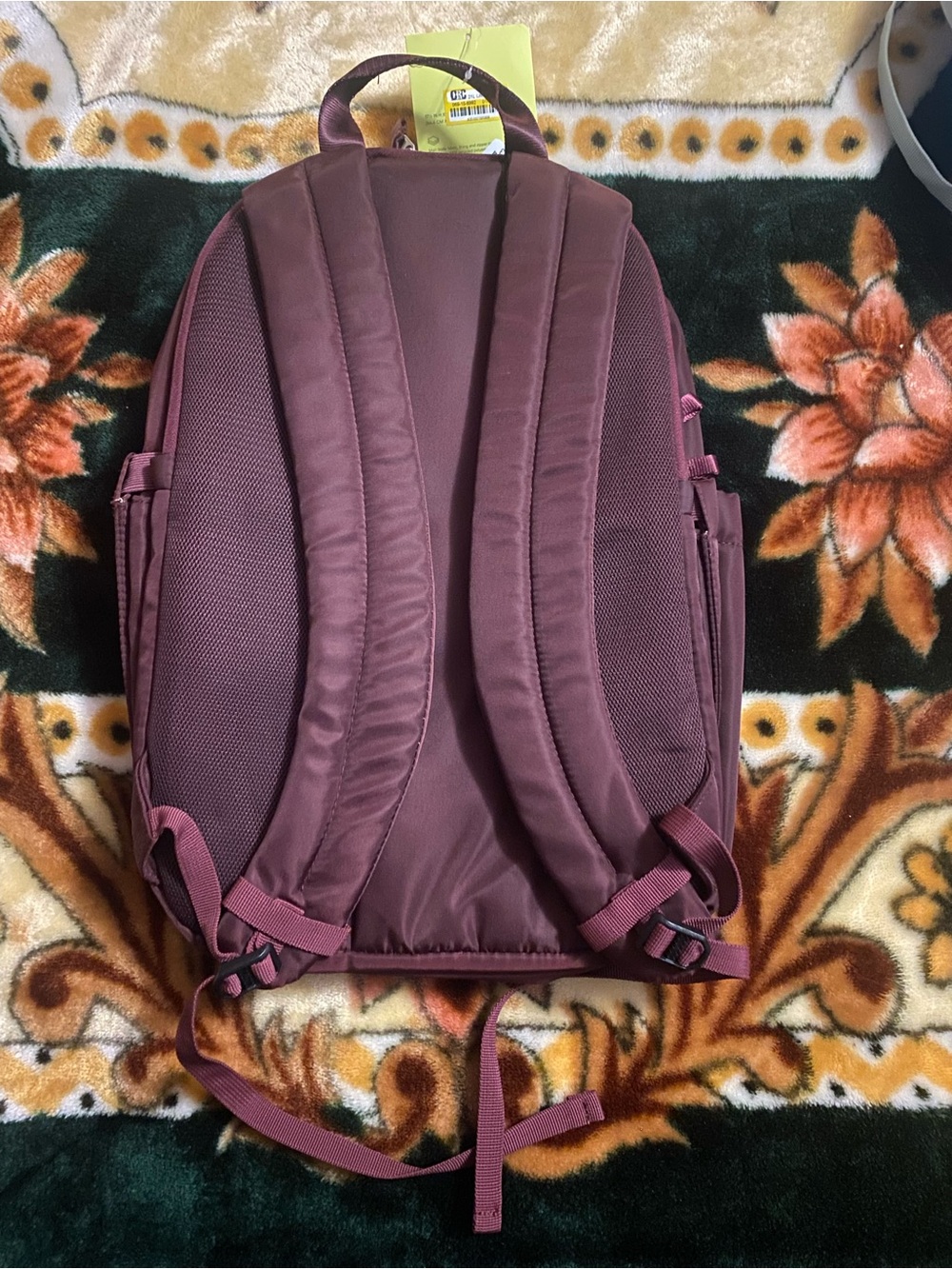 all in motion Burgundy Padded-Strap Backpack
